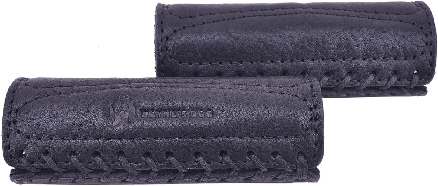 Leather Motorcycle Brake Clutch Covers, Handlebar Hand Grip Covers Throttle Grip Covers