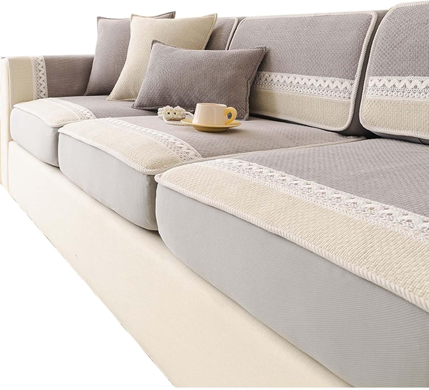 Sofa Cover Couch Cover Slipcover Sofa, Full Coverage Sofa Protector for Living Room Furniture, Sofa Throw Couch Throw for Sectional Recliner Loveseat