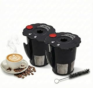 119367 Reusable Coffee with Ke.urig Filter Replacement Part by Canmax - Reusable K Cups Compatible with Keurig K-cup 2.0 Series Keurig Reusable Coffee Pods Model - Pack of 2