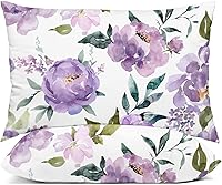 Vista 16 de YIYEA Juego de 2 fundas de almohada estándar de microfibra ultra suave de doble cepillado, fundas de almohada estándar, fundas de almohada florales