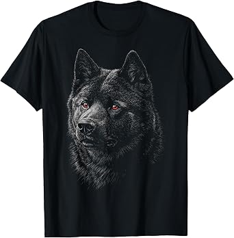 Akita Dog Graphic Pet Illustration Akita T-Shirt