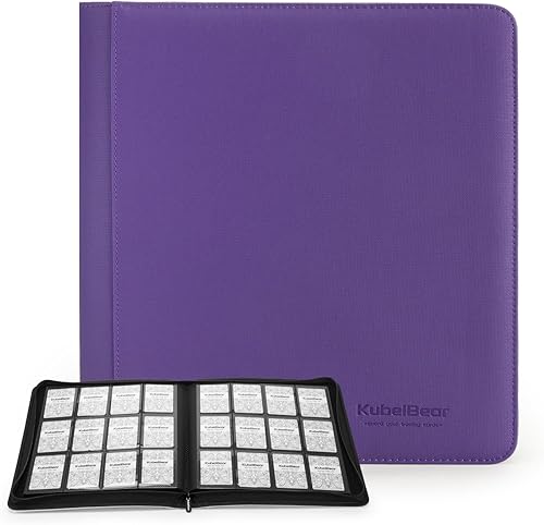 Miniatura 9 de Carpeta de tarjetas – Capacidad 720, tarjetero con cremallera para MTG, tarjetas deportivas y coleccionables – Almacenamiento sin ácidos, duradero y