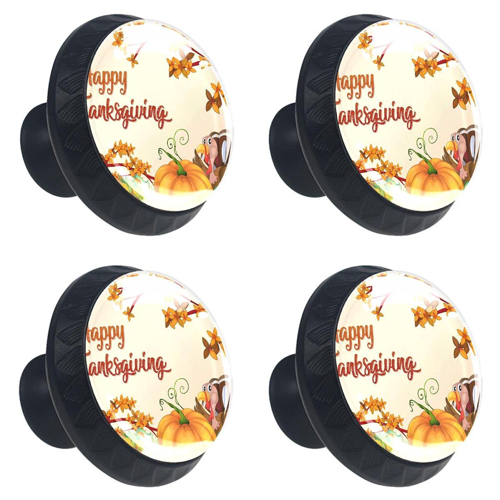 Boutons de tiroir Thanksgiving pour décorer votre commode de salon en automne