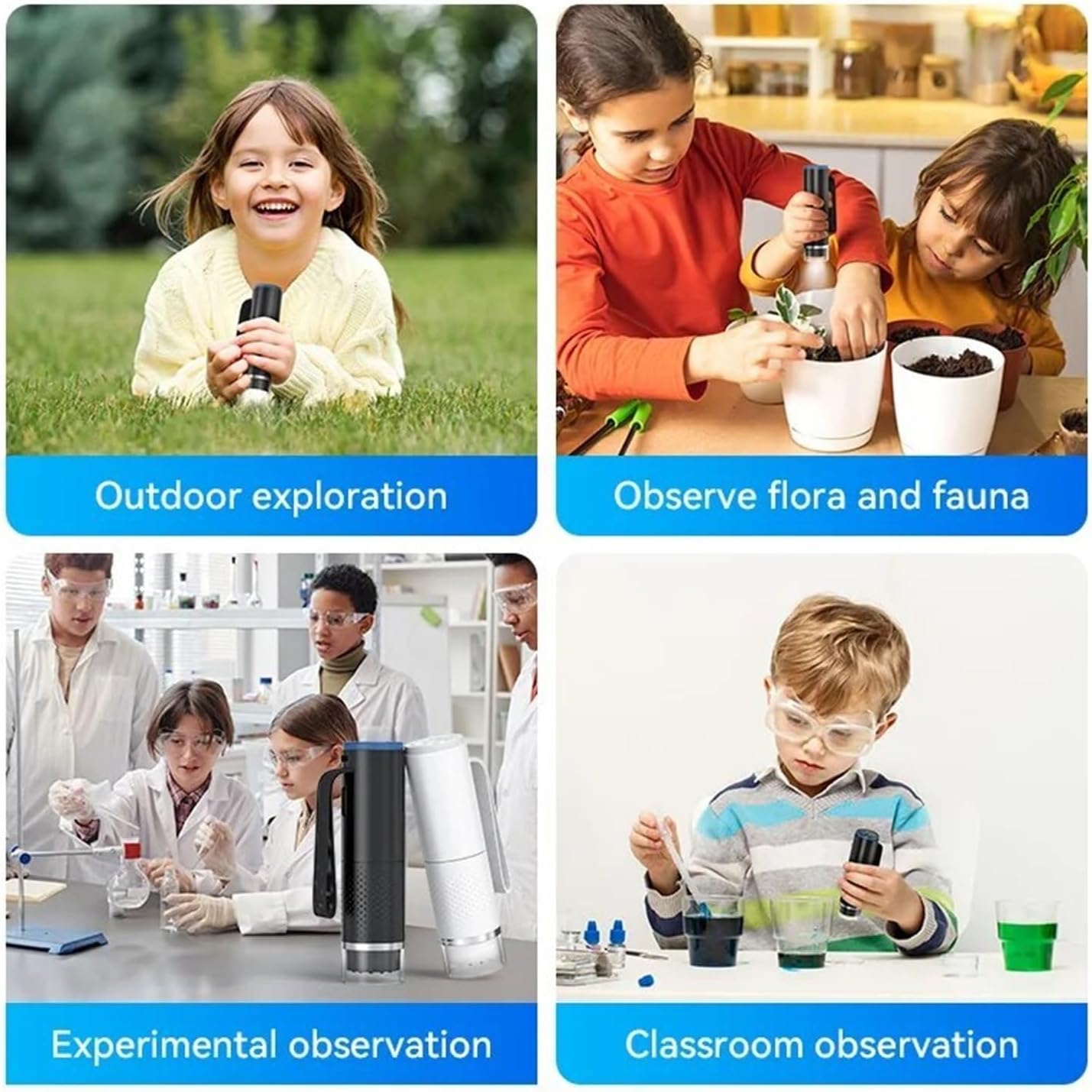 ワイヤレスデジタル顕微鏡 50倍-1000倍の倍率 Wi-Fi 内視鏡カメラ ハンドヘルド顕微鏡 IO/S Android/D PC