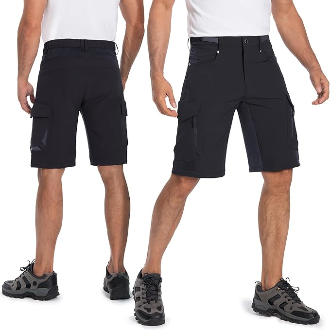 Shorts para ciclismo para hombre con 6 bolsillos miniatura 2