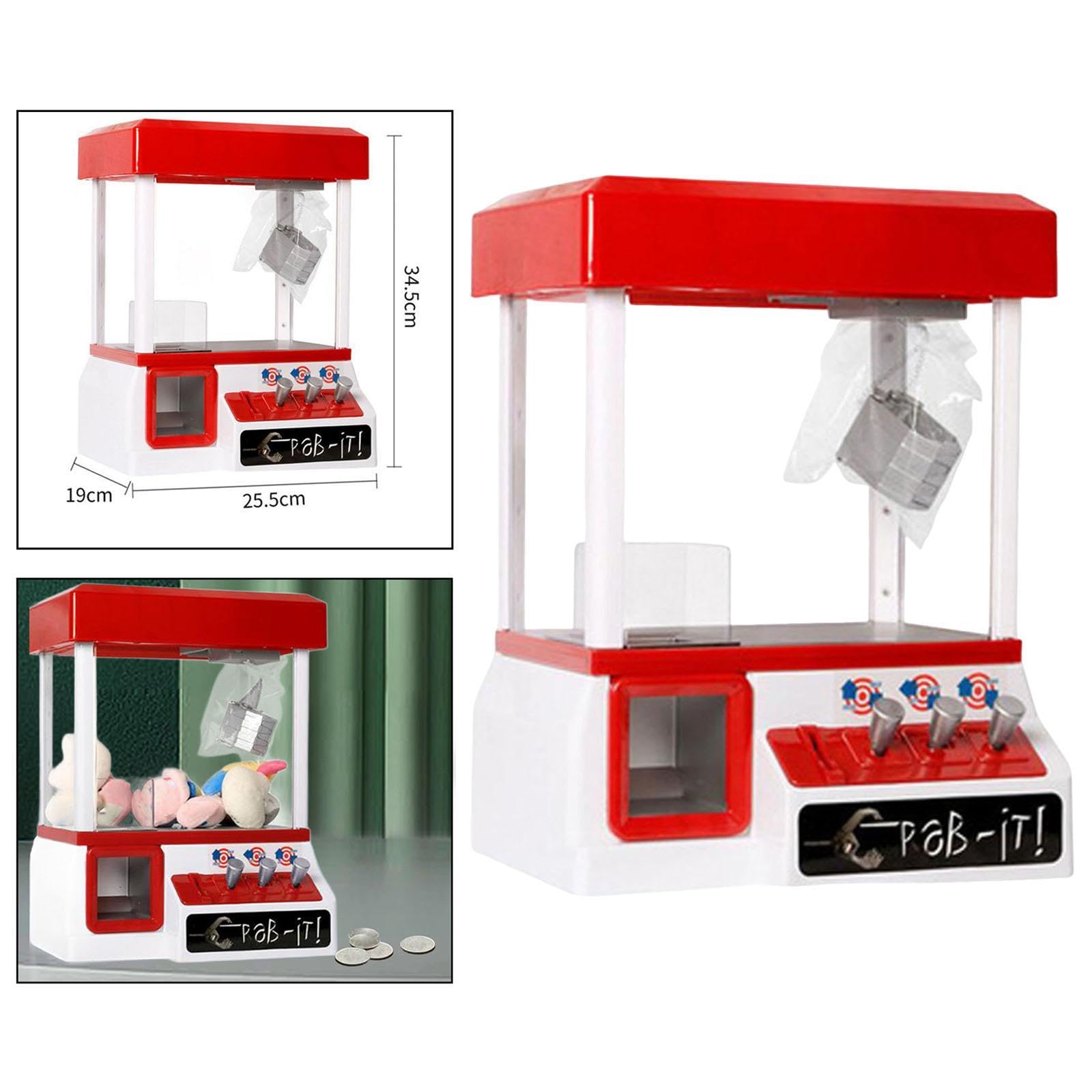Máquina de Agarre de Juguetes con Forma de Garra para Niños, Juguete para Caramelos, Mini Máquina de Agarre de Garra de Arcade Pequeña para Fiestas In