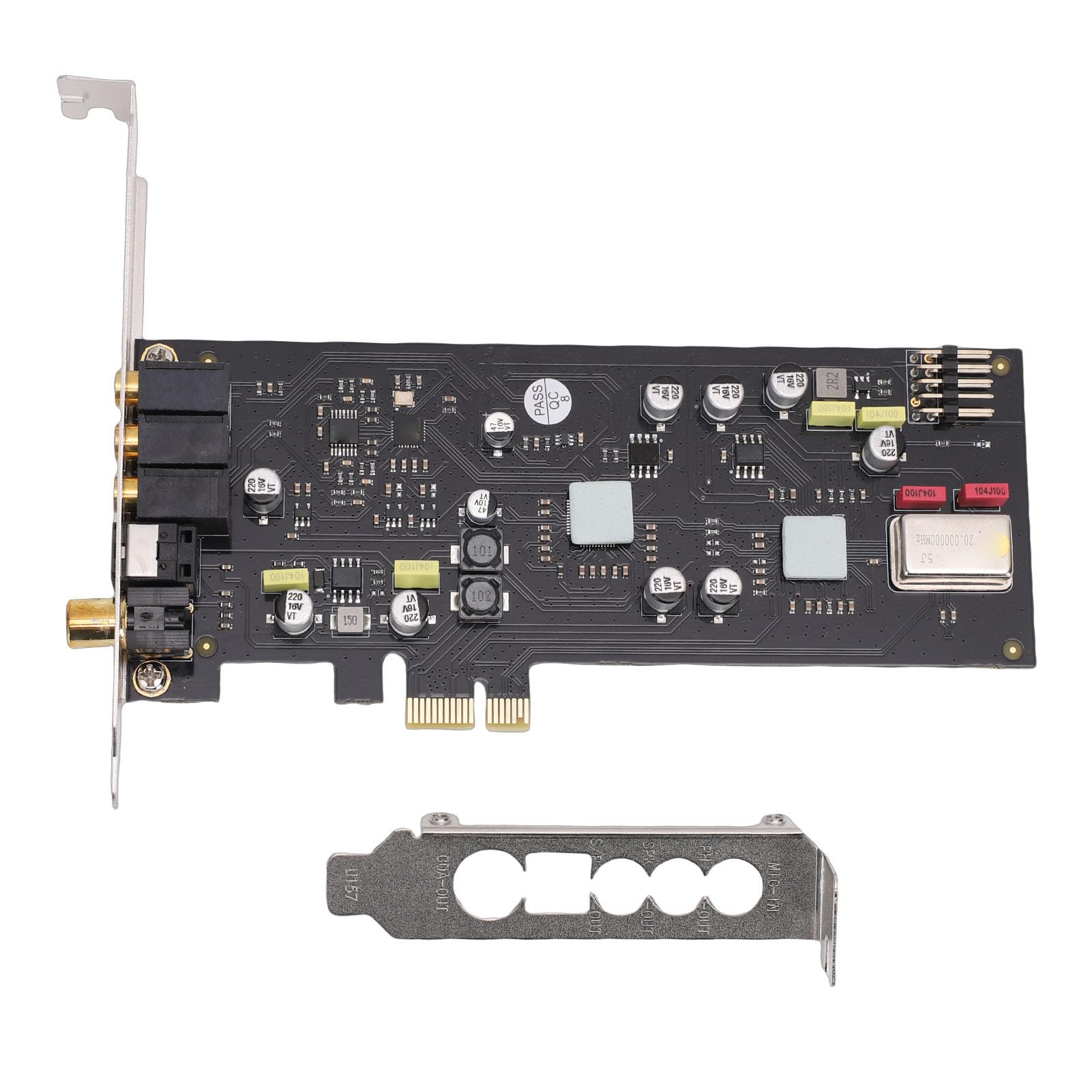 XUMIUZIY SSS1700 PCIe-Soundkarte | Glasfaser-Koaxial-Digital-HiFi-interne Stereo-Audiokarte