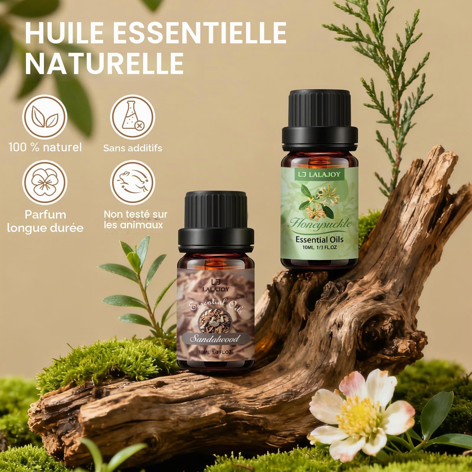Kit Huiles Essentielles - 40 x 10 ML Huile Essentielle Aromathérapie Pures & Naturelle, pour Diffuseur, Massage, Bougies, Yoga, Aromathérapie et Humidificateurs