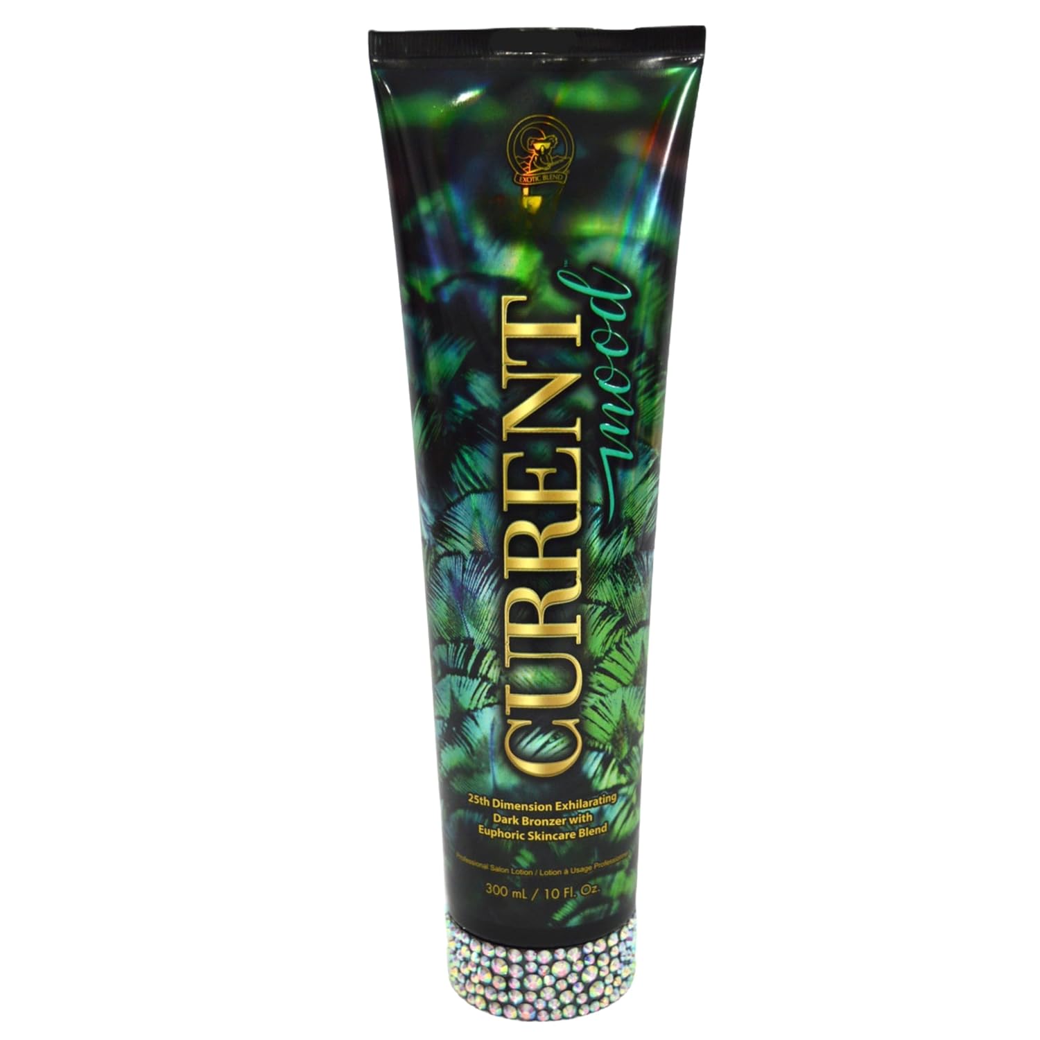 Current Mood Tanning Lotion Dark Bronzer DHA & Erythrulose 10 fl oz – Indoor & Outdoor Tanning Accelerator, Skin Firming Formula, Flawless Finish, Paraben Free