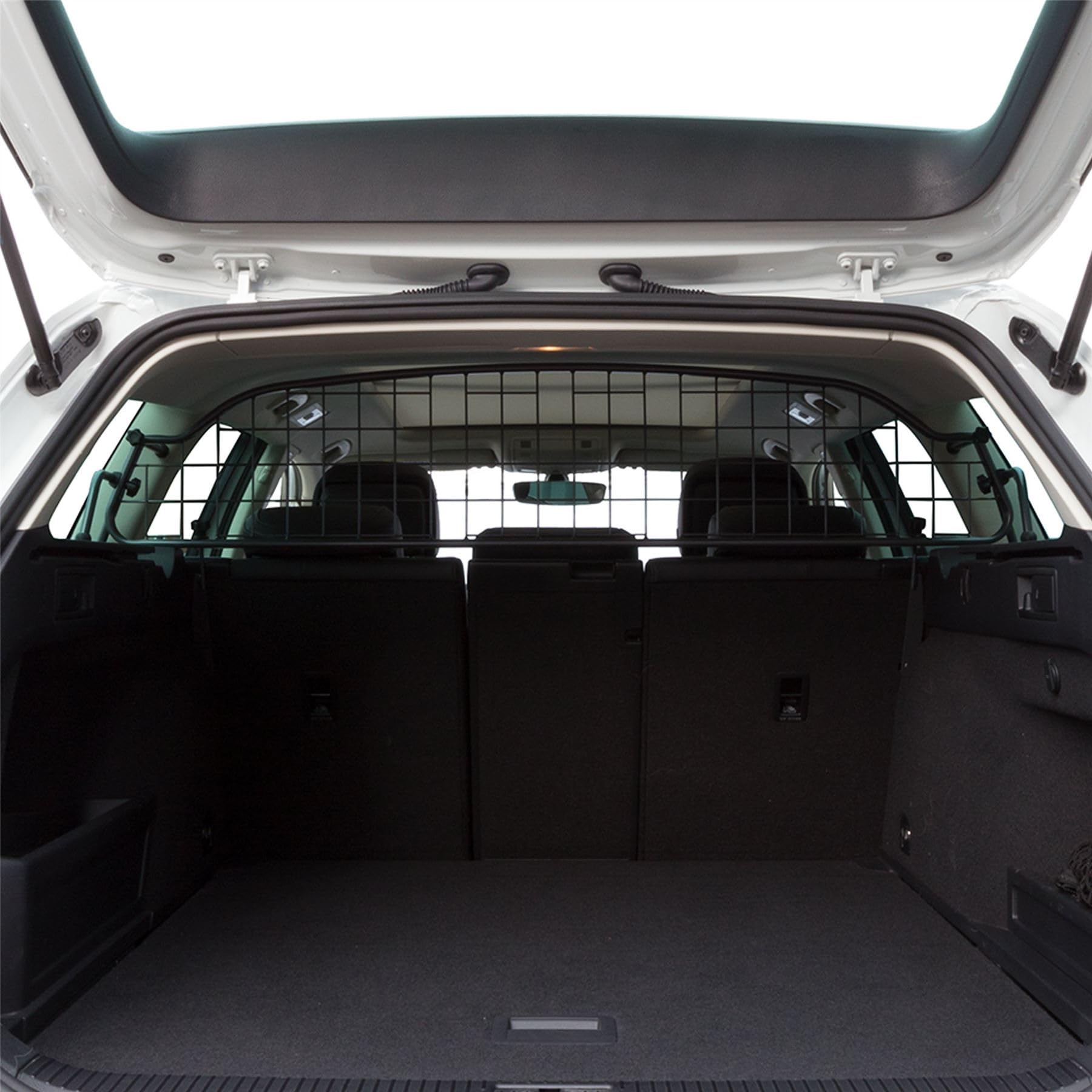 Travall Dog Guard Compatible with Volkswagen Passat Estate (2014-2019) Vehicle Specific Trunk Guard Tailored Fit Luggage Barrier Load Separator Heavy Duty Powder Coated Steel Pet Barrier