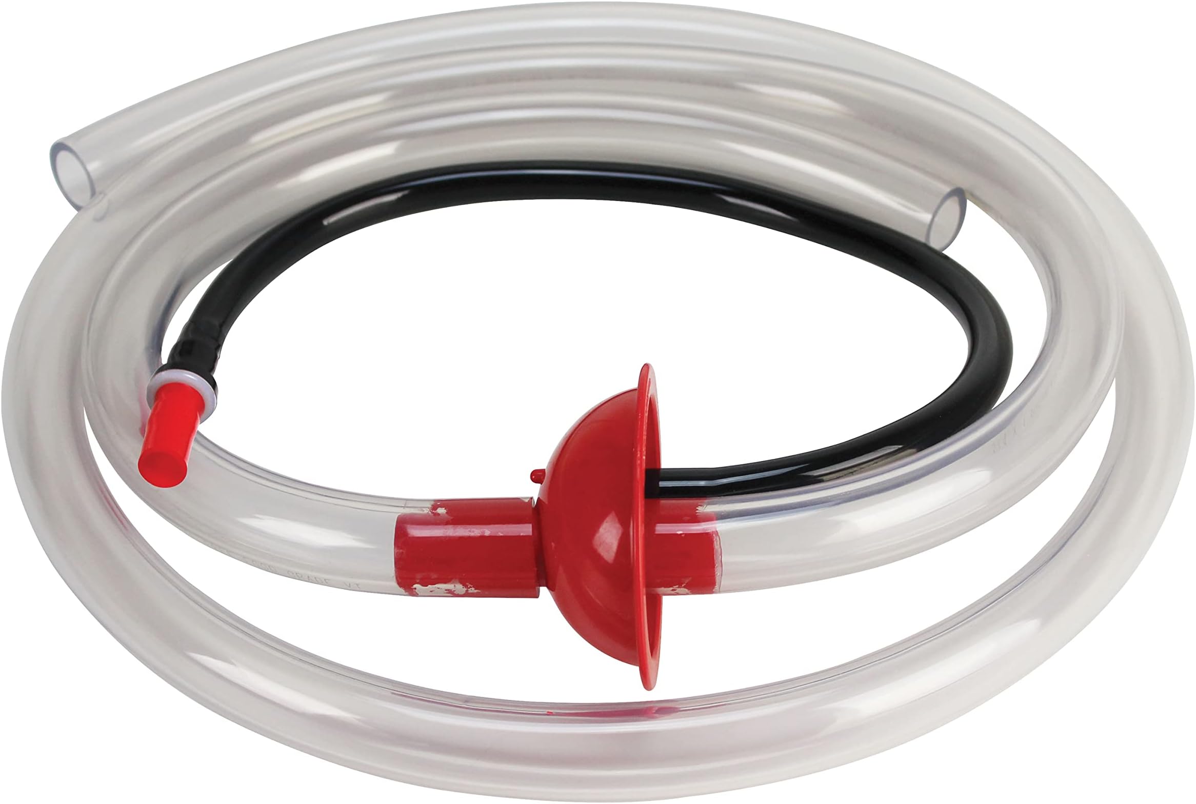 Extreme Max 3004.3511 Turbo Siphon – High-Flow Fluid Transfer System for Gasoline, Diesel, Water & Coolants – 1" Hose, Fits Most Gas Cans, 5 Gallons in 90 Seconds