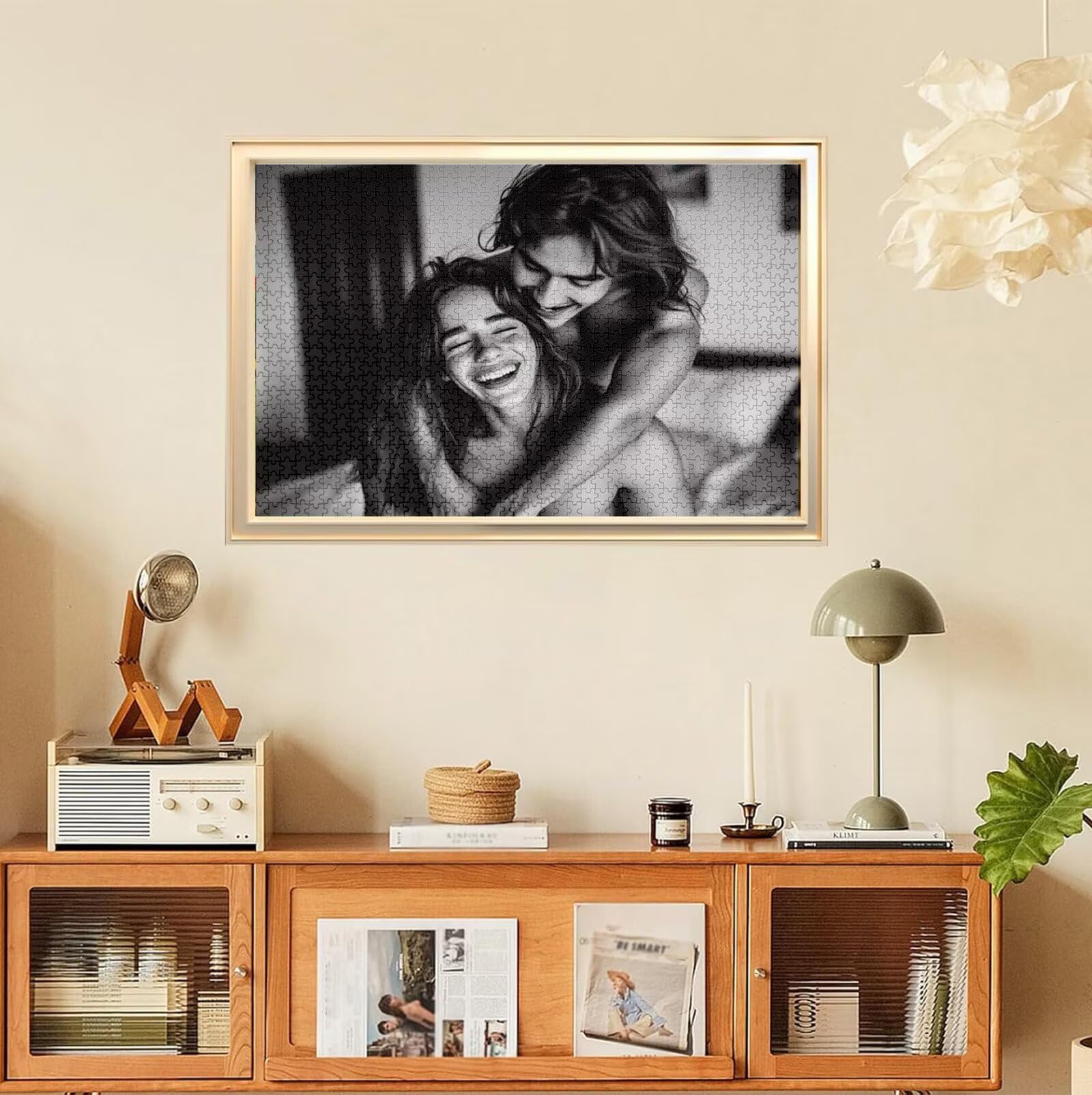 Puzzle Personalizado con Foto, Personalizada Rompecabezas Personalizado Diseña tu Logo Foto o Texto, Personalizado Navidad Halloween San Valentín Parejas Niños Familia Amigos h-4245