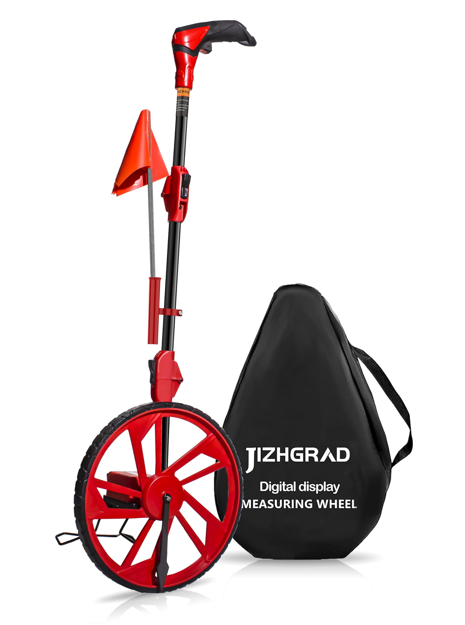 Distance Measuring Wheel in Feet, JIZHGRAD Measure Wheel