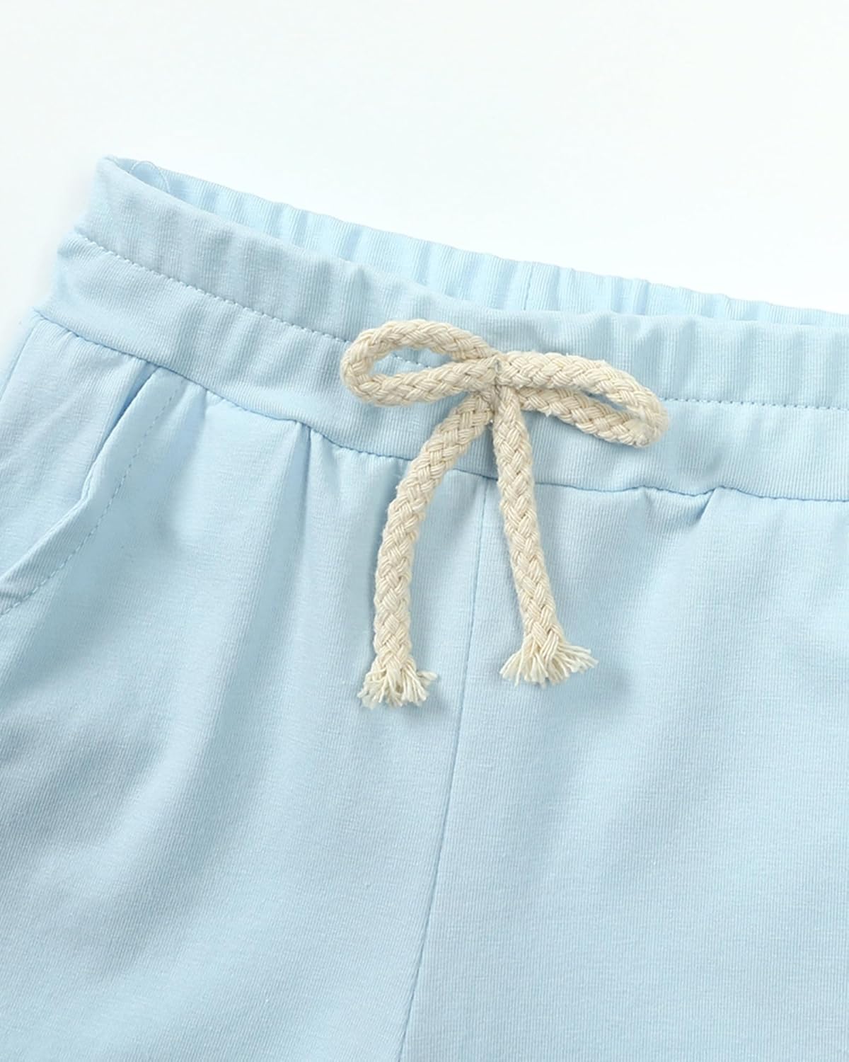 Toddler Boy Summer Outfits 3T 4T 5T Boys Clothes Kids Solid Shorts Set Cotton 2 Piece Clothing Sets - Image 6