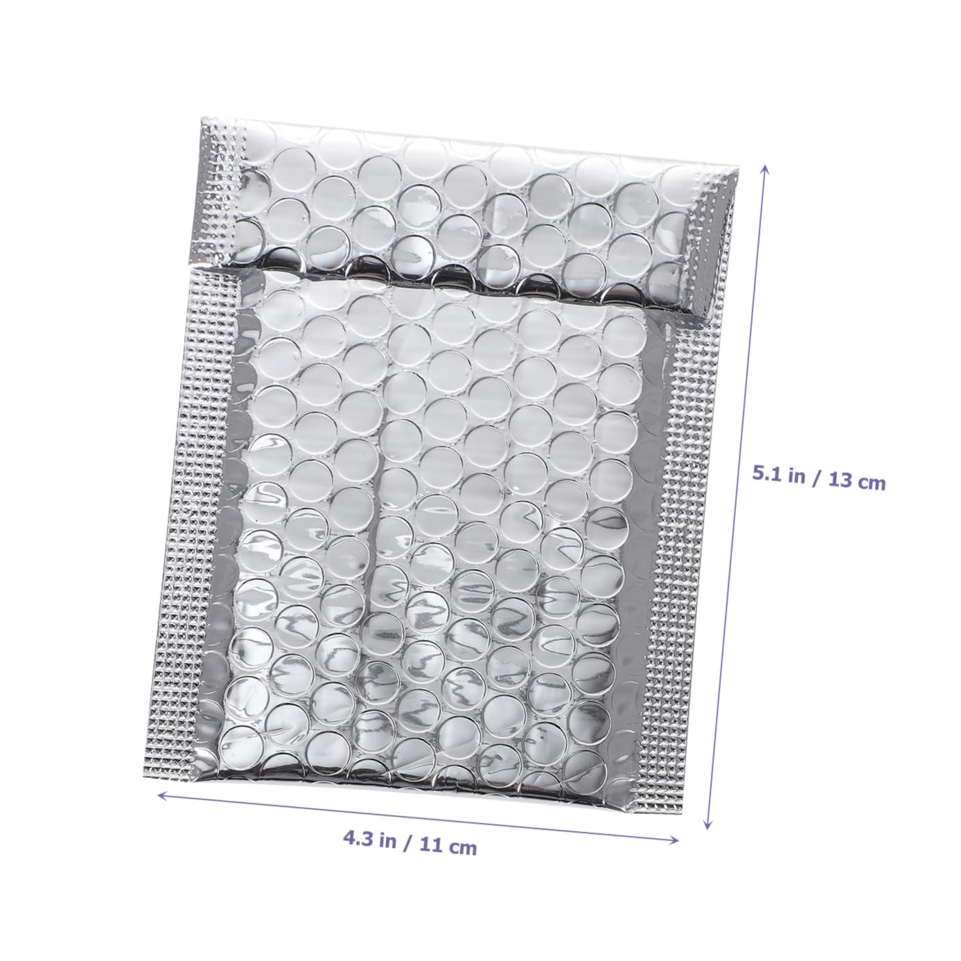 Housoutil 100 Sacchetti Imbottiti Con Pellicola In Alluminio Riutilizzabili Per Spedizione Di Inviti Grandi Buste Postali Imbottite Con Bolle D'Aria