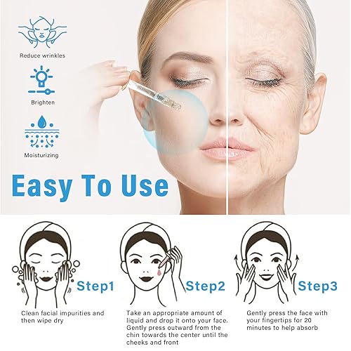 Miniatura 7 de Botox - Suero facial con vitamina C y E, suero facial instantáneo y antienvejecimiento, mejora el colágeno de la piel, reduce las líneas finas,