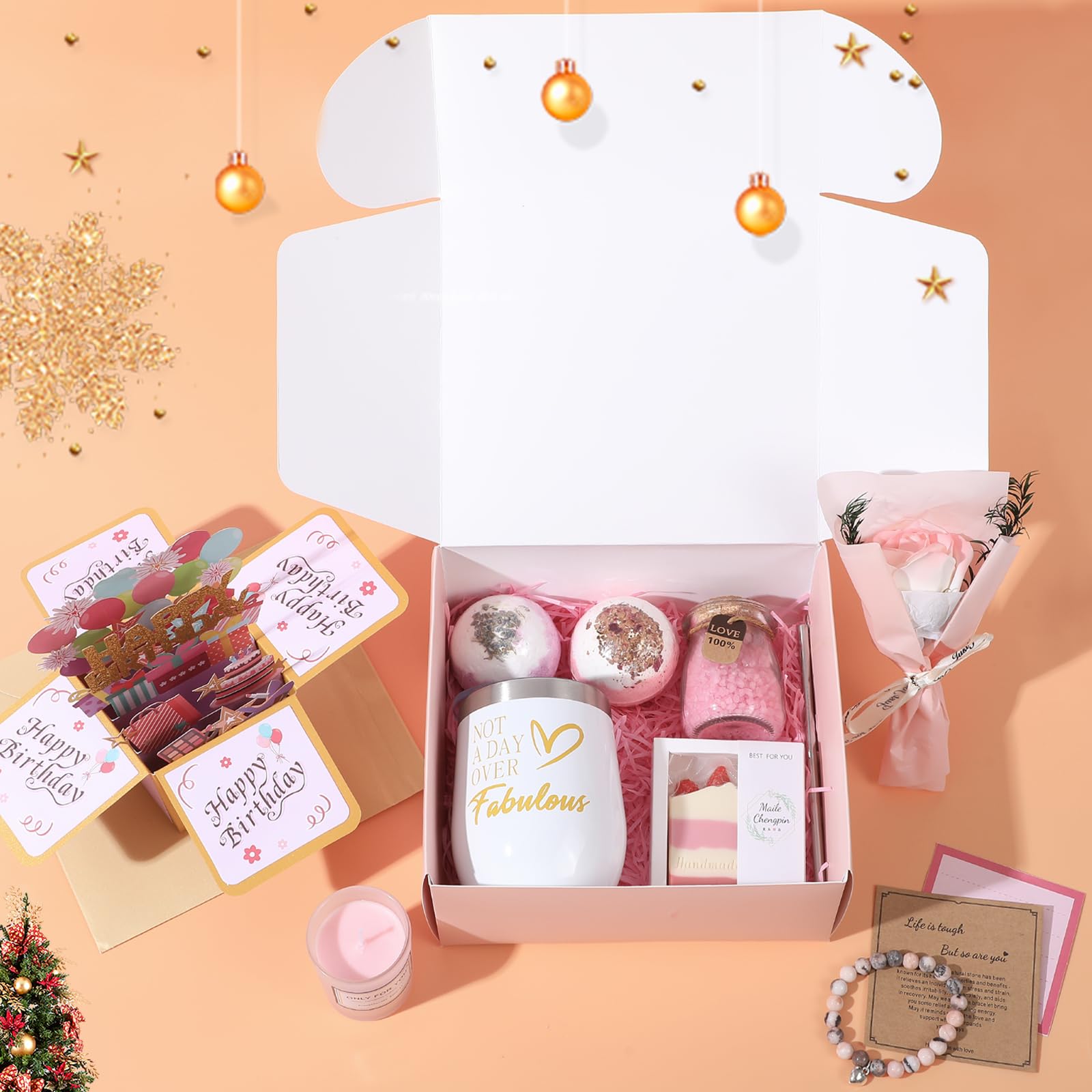 Valentines Day Gifts For Women 17-Piece Bath And Body Gift Set For Mom - Luxury Spa Gift Basket, Pampering Bath Set | Mothers Day, Birthday Gifts, Christmas Perfect Holiday Gift - View #4