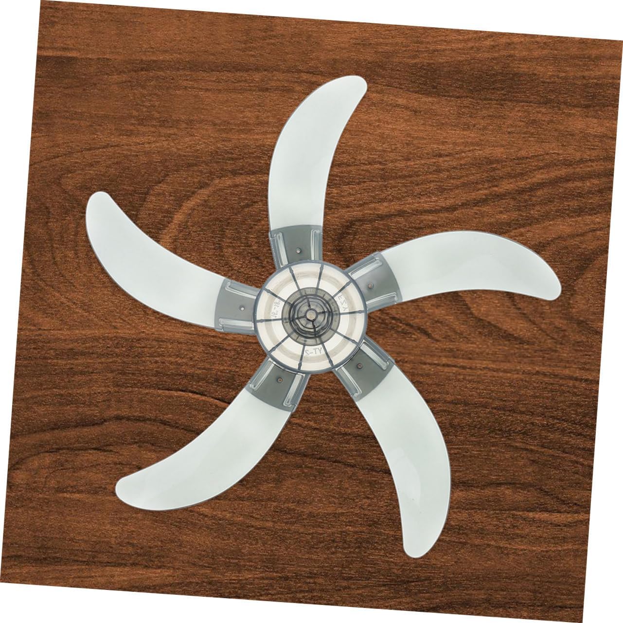 1Set Standing Pedestal Fan Blades Replacement Plastic Fan Leaf for Ceiling and Outdoor Use Design for Powerful Airflow Includes Mounting Nut and Screws
