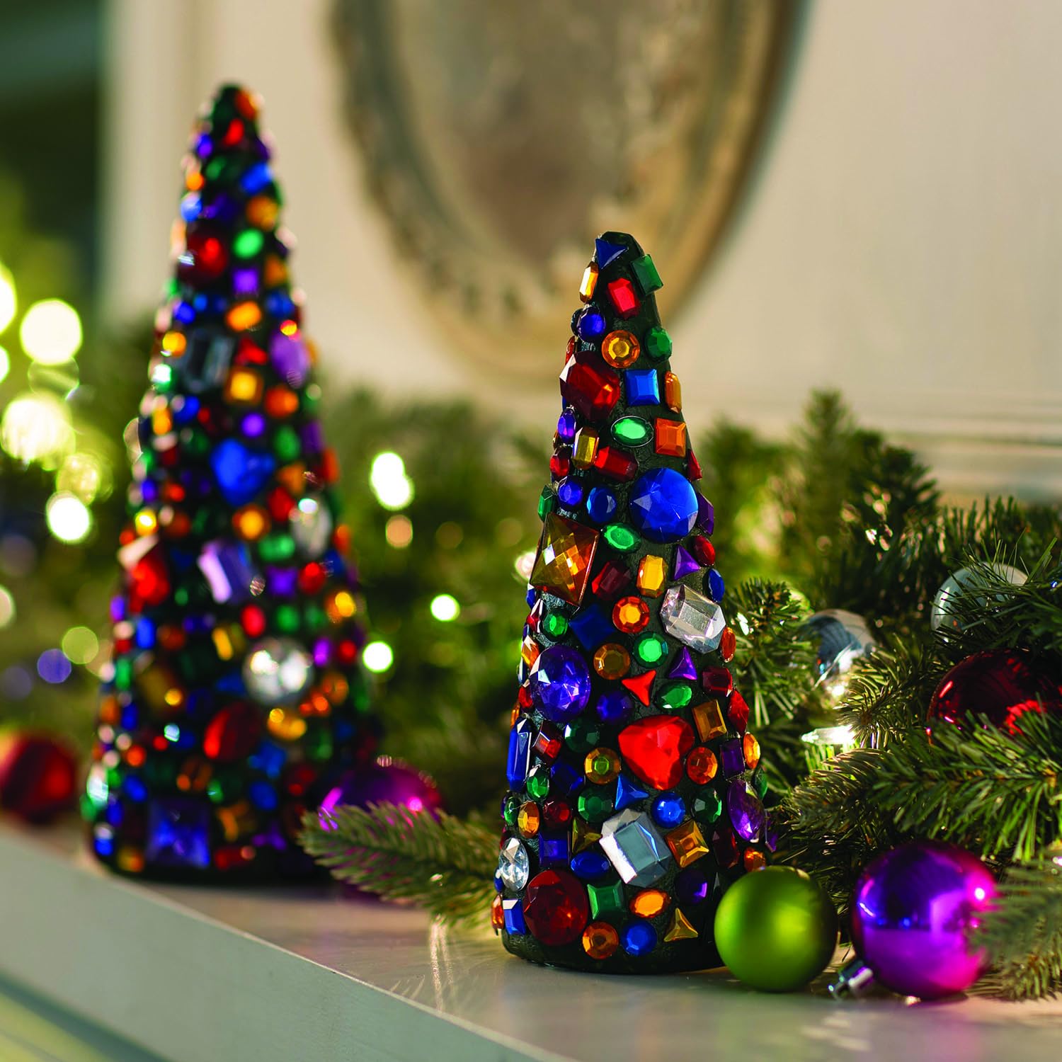 Fun Express DIY Large White Foam Cones - 12