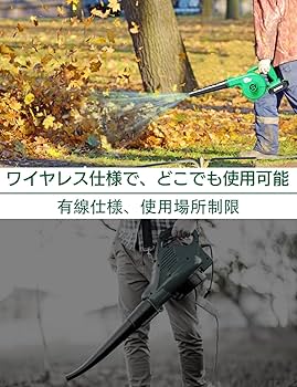 Amazon.co.jp: KIMO ブロワー 充電式ブロワー コードレス