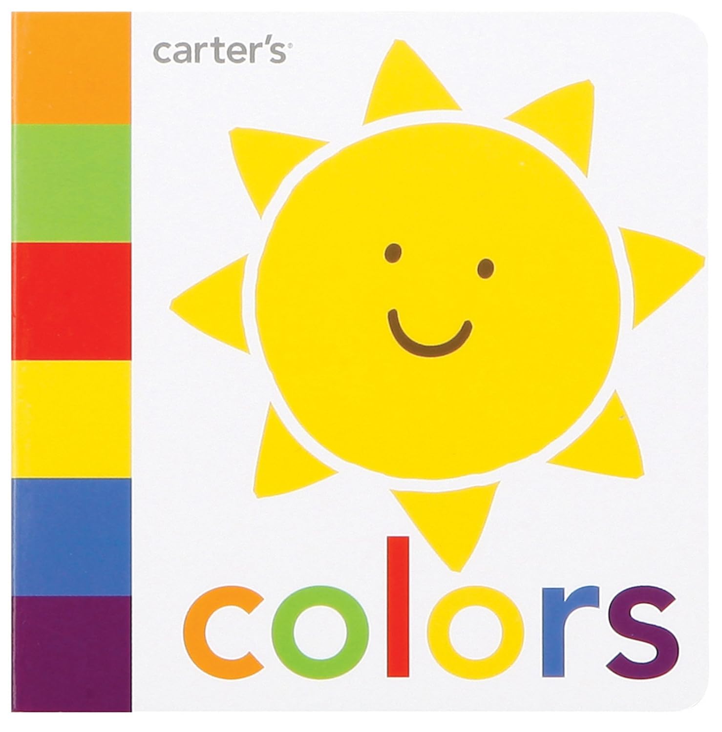 Carter's BBB1-11252 Learn Colors Board Book for Toddlers and Babies, 4.4" x 4.4"