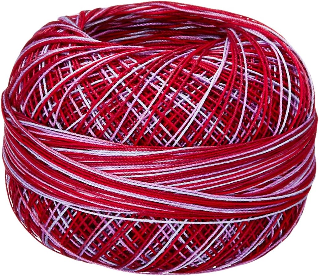 LIZBETH Size 80 HH80 Cotton Thread 184 yds 10 Grams, Western Sunset