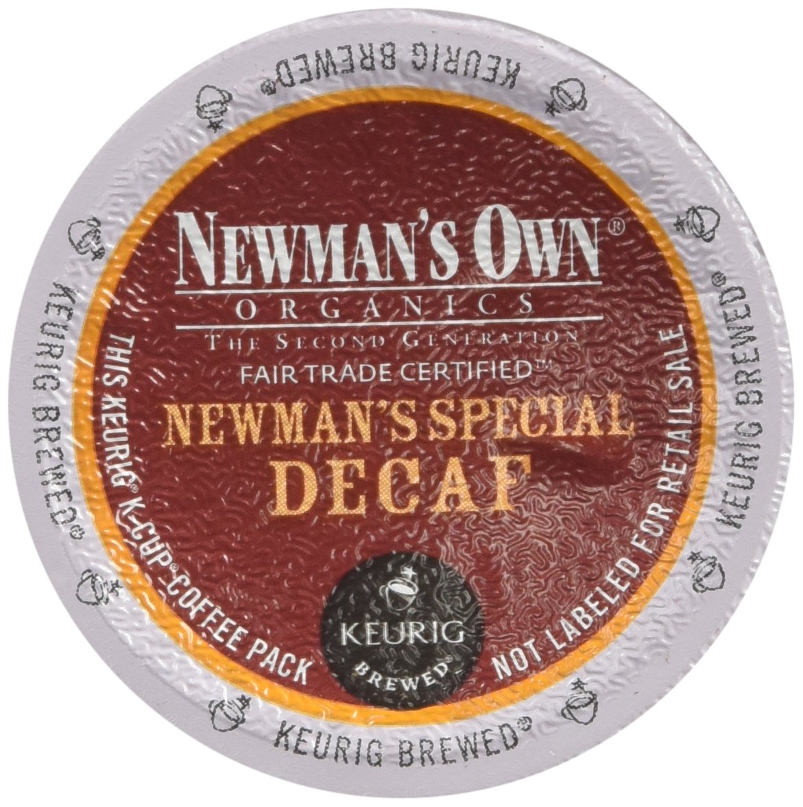 Newman's Own Organics Newman's Special Decaf K-Cup Coffee,72 count