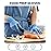 Schneider Blue Vinyl Synthetic Exam Gloves, Medium, Box of 50, 4-mil, Powder-Free, Latex-Free, Non-Sterile, Disposable Gloves