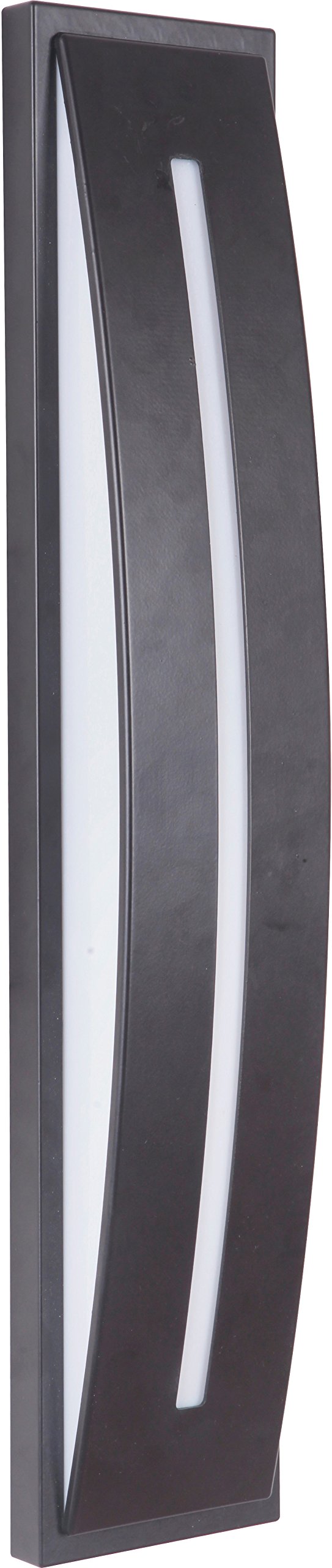 Craftmade Z9412-MN-LED Luna Outdoor LED Wall Mount Sconce Lighting, 1-Light, 17 Watts, Midnight (5