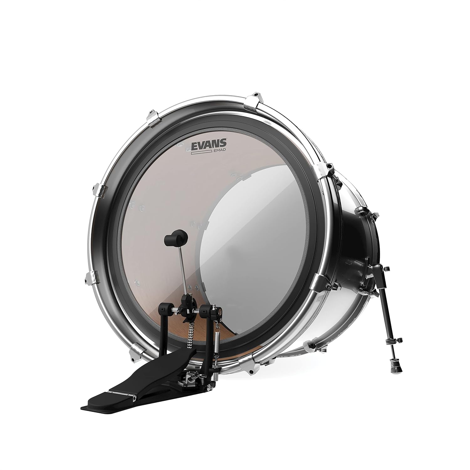 正規販売店 Evans エヴァンス ドラムヘッド 高消音性 ブラックメッシュ素材 Soundoff Bass Drumhead 22so1 22インチ Qdtek Vn