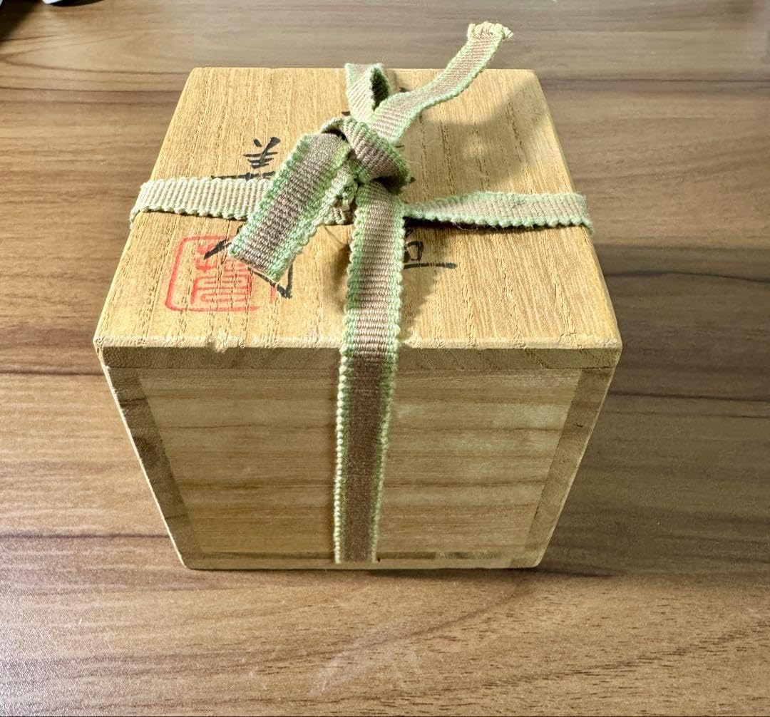 無形文化財波多野善蔵作 桜模様蓋置 萩焼 茶道具 春 ※海外発送の場合、木箱は付属いたしません※