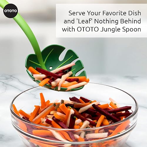 Miniatura 7 de OTOTO Jungle Spoon Monstera Ladle - BPA-Free High Heat Resistant Nylon for Cooking for Nonstick Cookware Kitchen Tools & Utensils, Kitchen Gifts &