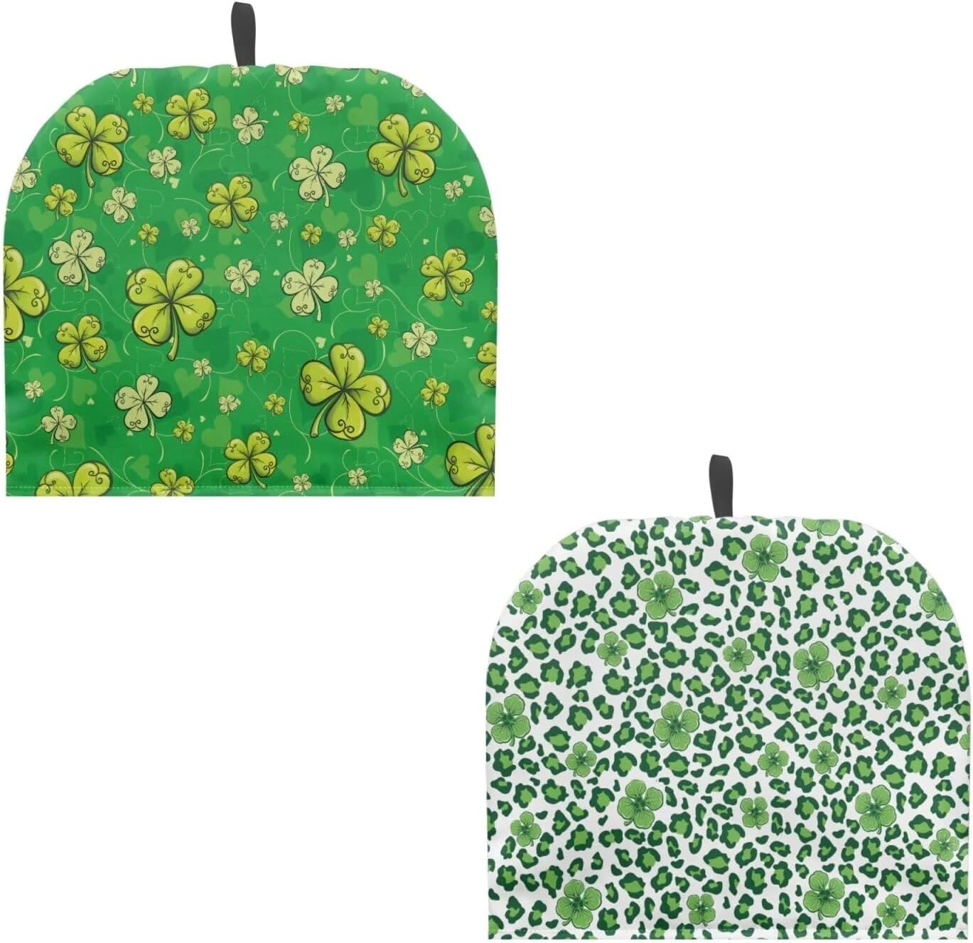 St. Patricks Day Tea Cosy for Teapot 2 Pcs Green Tea Cozy for Teapot Insulated Cosy for Kitchen Accessory Tea Pot Cozy for Keeping Warm Home Decor