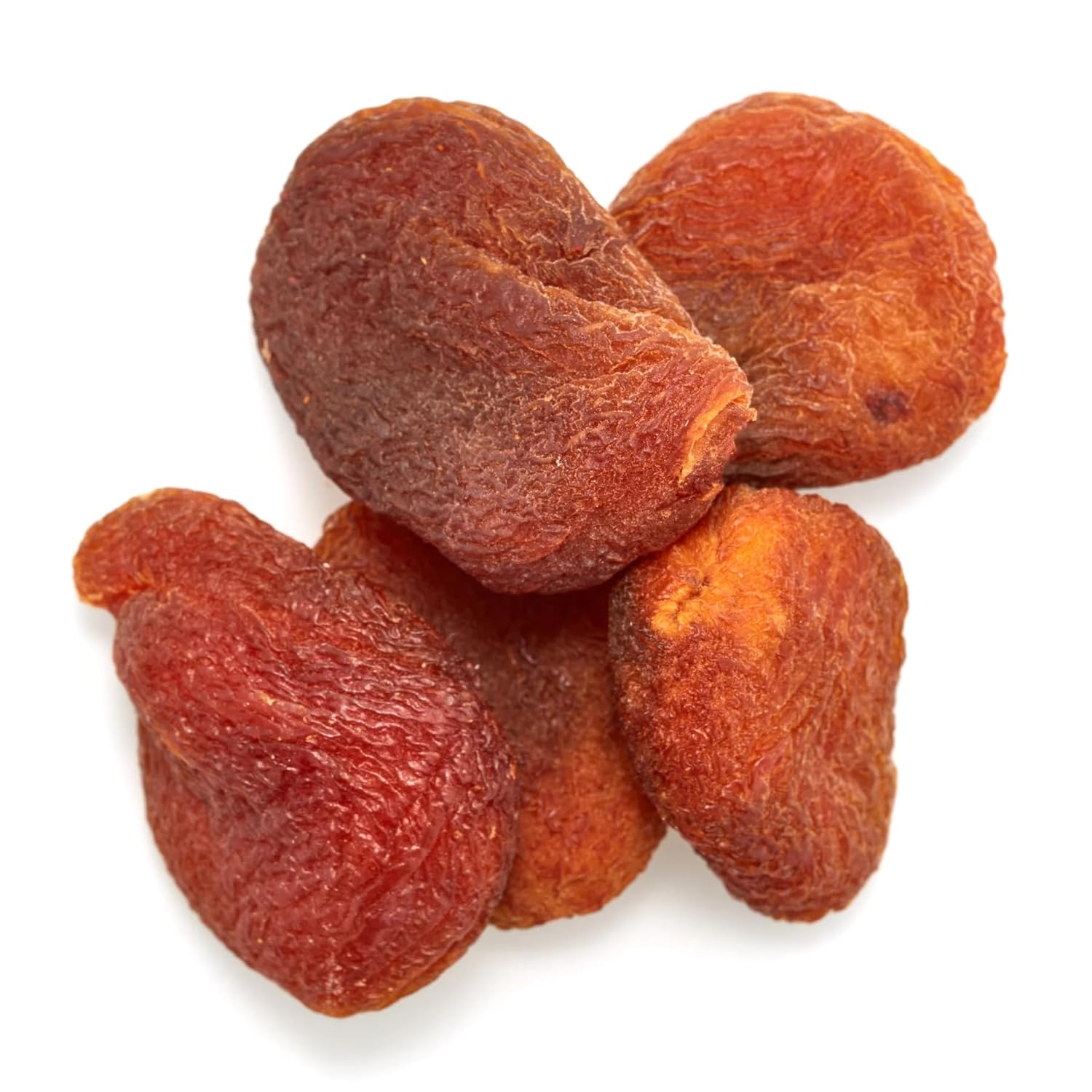 Elan Organic Sun-Dried Apricots, Dried Fruits, No Sulphites, No Sugar Added, Non-GMO, Vegan, Gluten-Free, Kosher, Naturally Sweet Snacks, Turkish Apricots, 8 pack of 7 oz