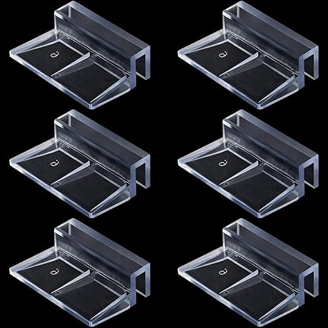 [Comprehensive Guide] 6 PCS Clear Acrylic Aquarium Lid Clips by OIIKI
