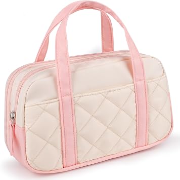 Pencil Case 2 Compartments Girls Large Pencil Case with Handle
