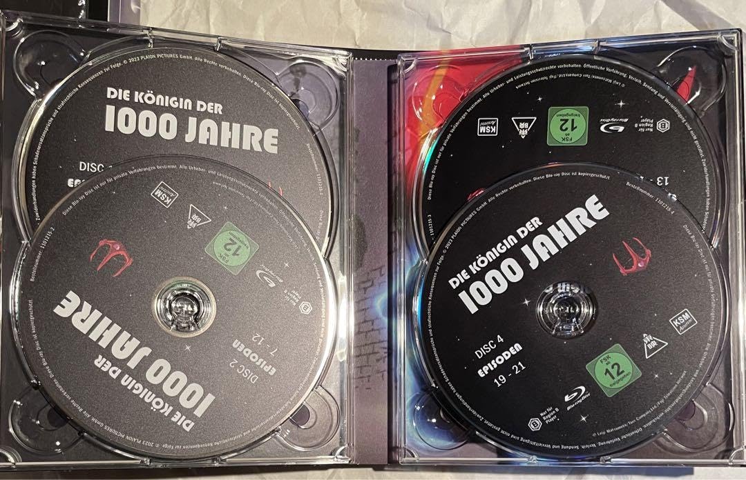Amazon.co.jp: 1000年女王 Blu-ray TVシリーズ完全版 ドイツ盤BD HDリ  