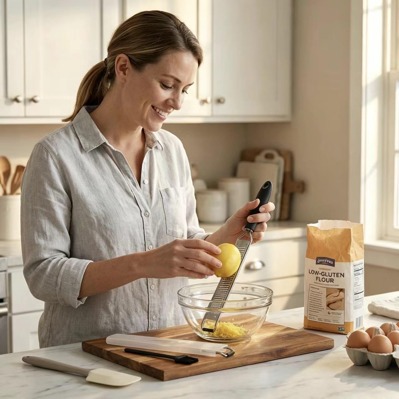 Garlic Grater – Handheld, for Ginger, Parmesan, Lemon Zest & Nutmeg