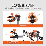 VEVOR Support de réparation de vélo, 80 lbs Support de réparation de vélo en acier robuste, support de maintenance réglable de vélo de hauteur avec plateau d'outils magnétiques bras télescopique, support pliable de travail de vélo pour la maison, magasins, noir