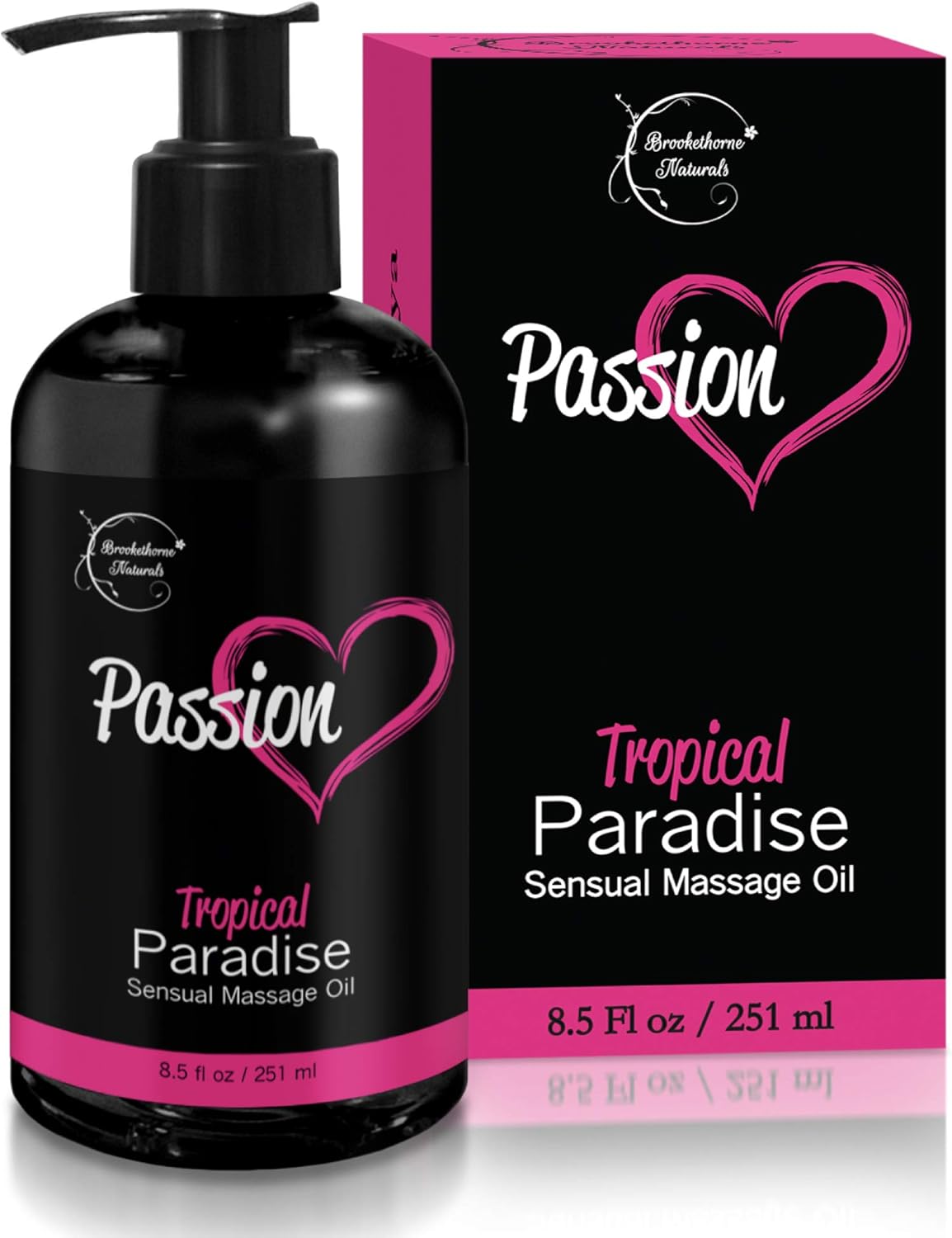 Passion Sensual Massage Oil for Couples Massage. All Natural, Tropical  Paradise Scent with Almond & Jojoba Oil. Ideal for Full Body & Muscle  Massage – ...