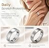 Paquete de 3 Protectores Transparentes para Anillo Compatible con Oura Ring 5 7