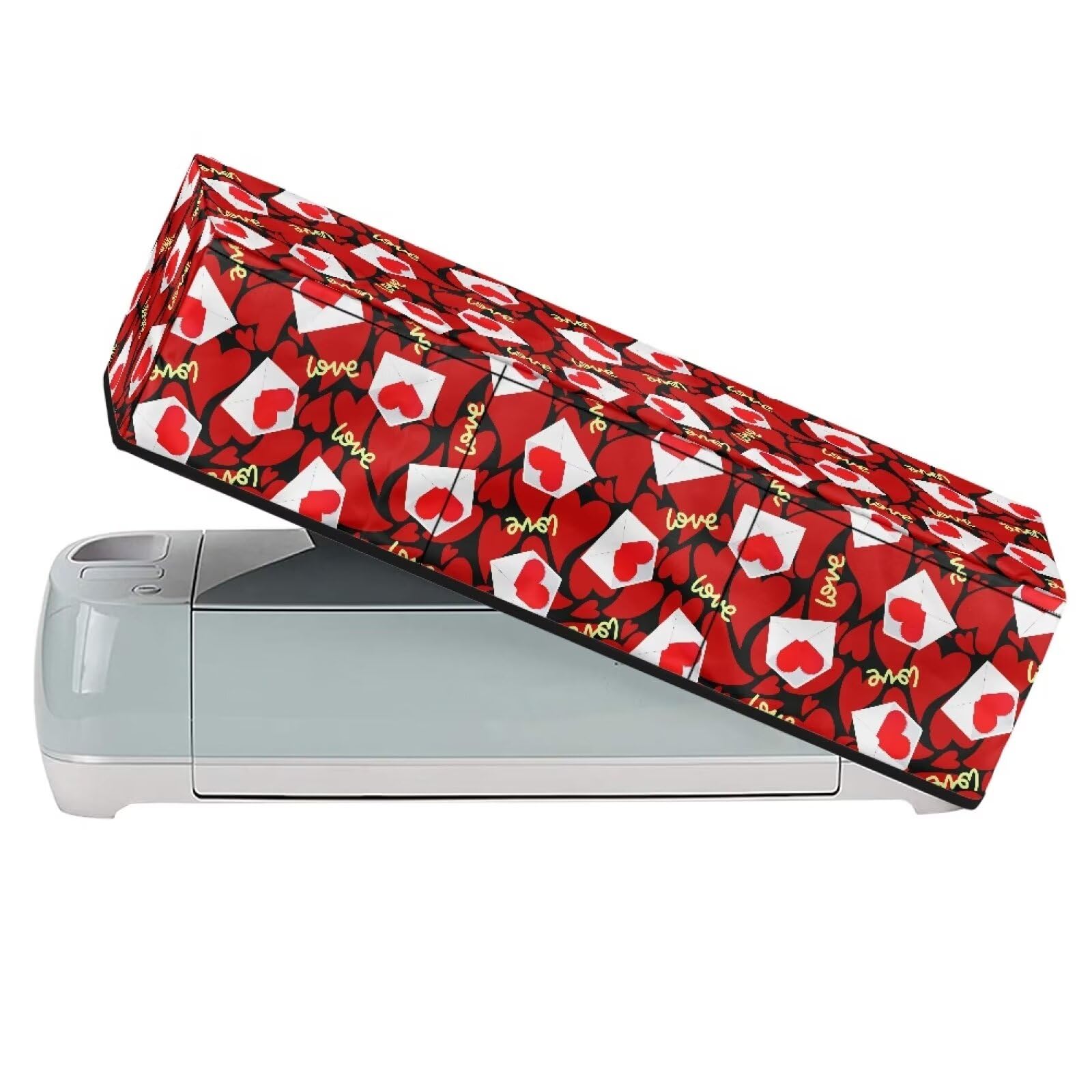NRBEAWD Love Envelope Dust Cover Scrapbooking Die-Cuts Cover Compatible Bring 3 Storage Bags Foldable Cover Protectors for Most Cutting Machine