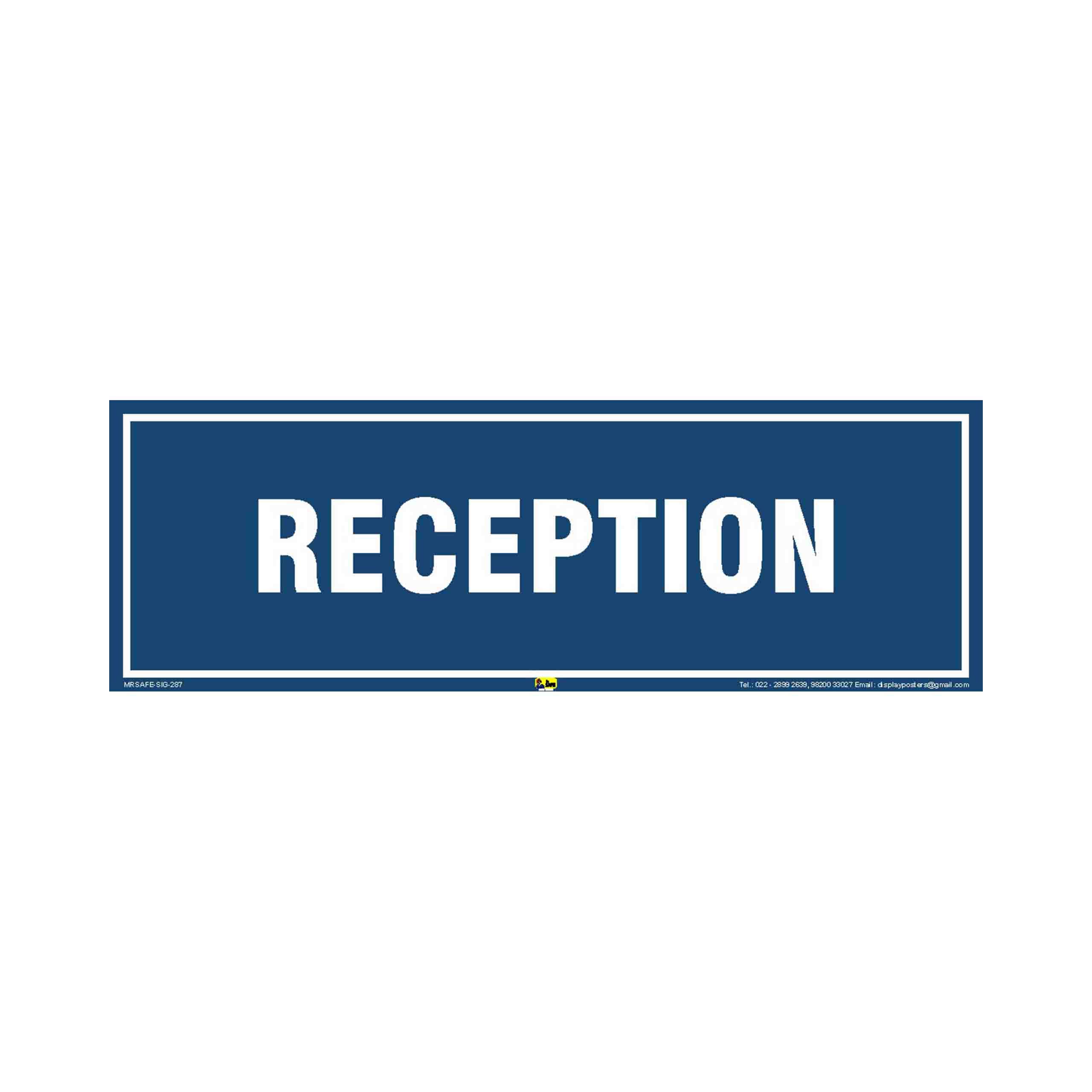 Mr. Safe Reception Sign PVC Sticker 15 Inch X 6 Inch (B07C2QCW2S) Amazon Price History, Amazon Price Tracker