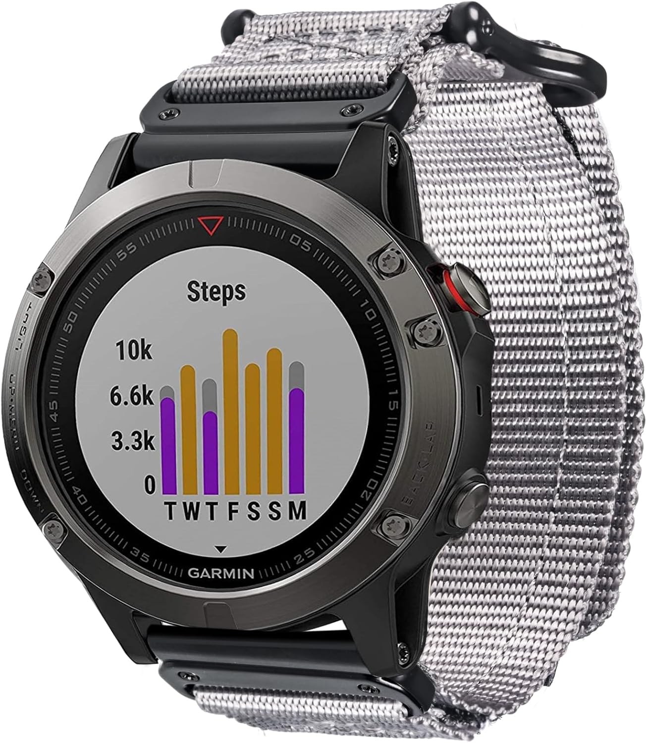 HEMSUT Nylon Sports Watch Band, 22mm Military Strap Compatible with Garmin Fenix 8 47mm /7/7 Pro/6/6 Pro/5/5 Plus/E 47mm, MARQ Athlete/Golfer/Driver/Captain/Adventurer/Commander, Instinct 2/Crossover/Tacical/Esports/Tide, D2 Delta S/Descent G1, Approach S60/62/S70 47mm, Forerunner965/955/945/935/745,Quatix 6/5, Epix 2