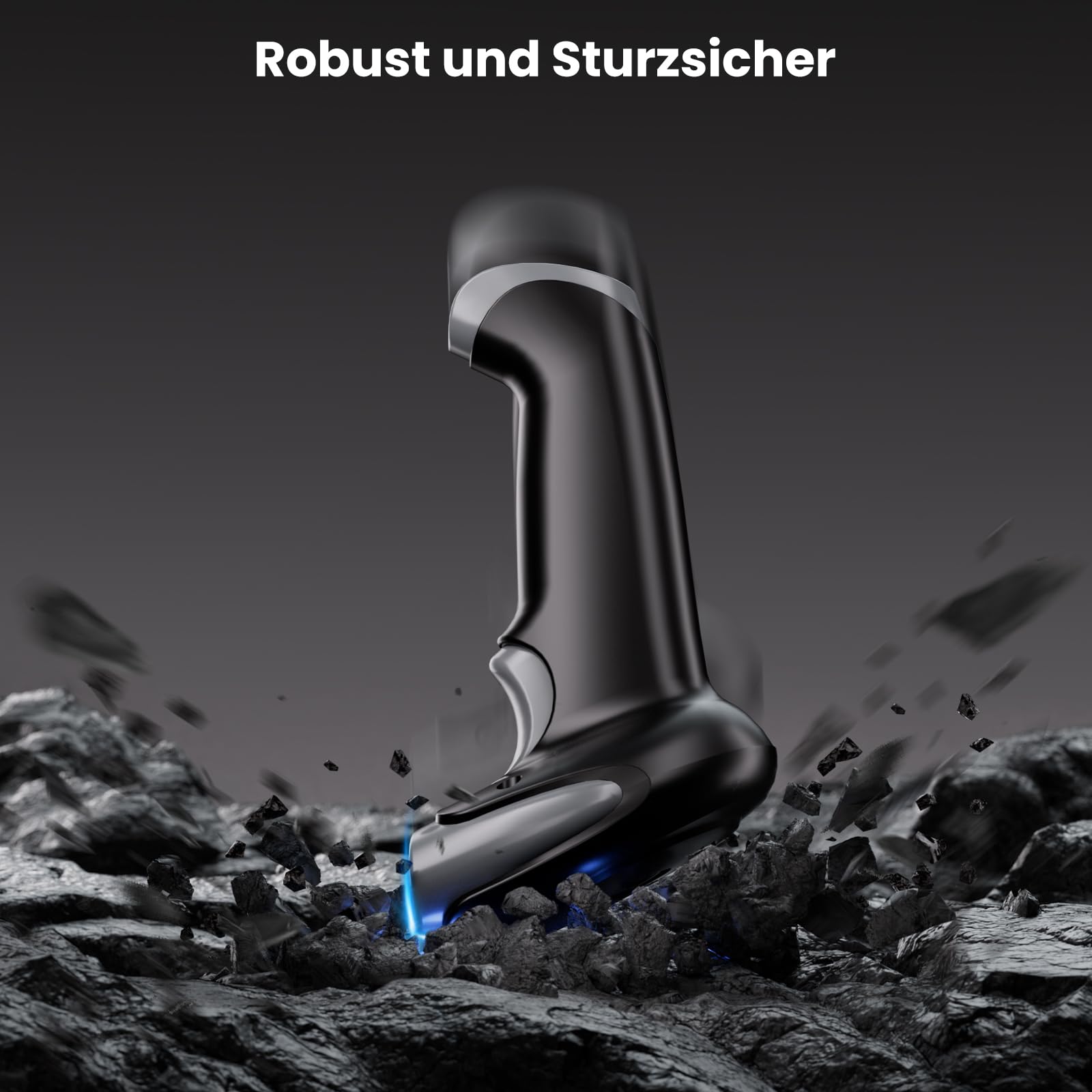 Eyoyo Bluetooth Barcode Scanner 1D/2D 3-in-1 2.4G kabellos USB Kabel 2500mAh Handheld