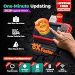 LAUNCH OBD2 Scanner CRP123X V3.0 Lifetime Free Update Diagnostic Tool | 7 Resets, 4 Systems, FCA AutoAuth, Graphic Live Data, CAN FD & DoIP