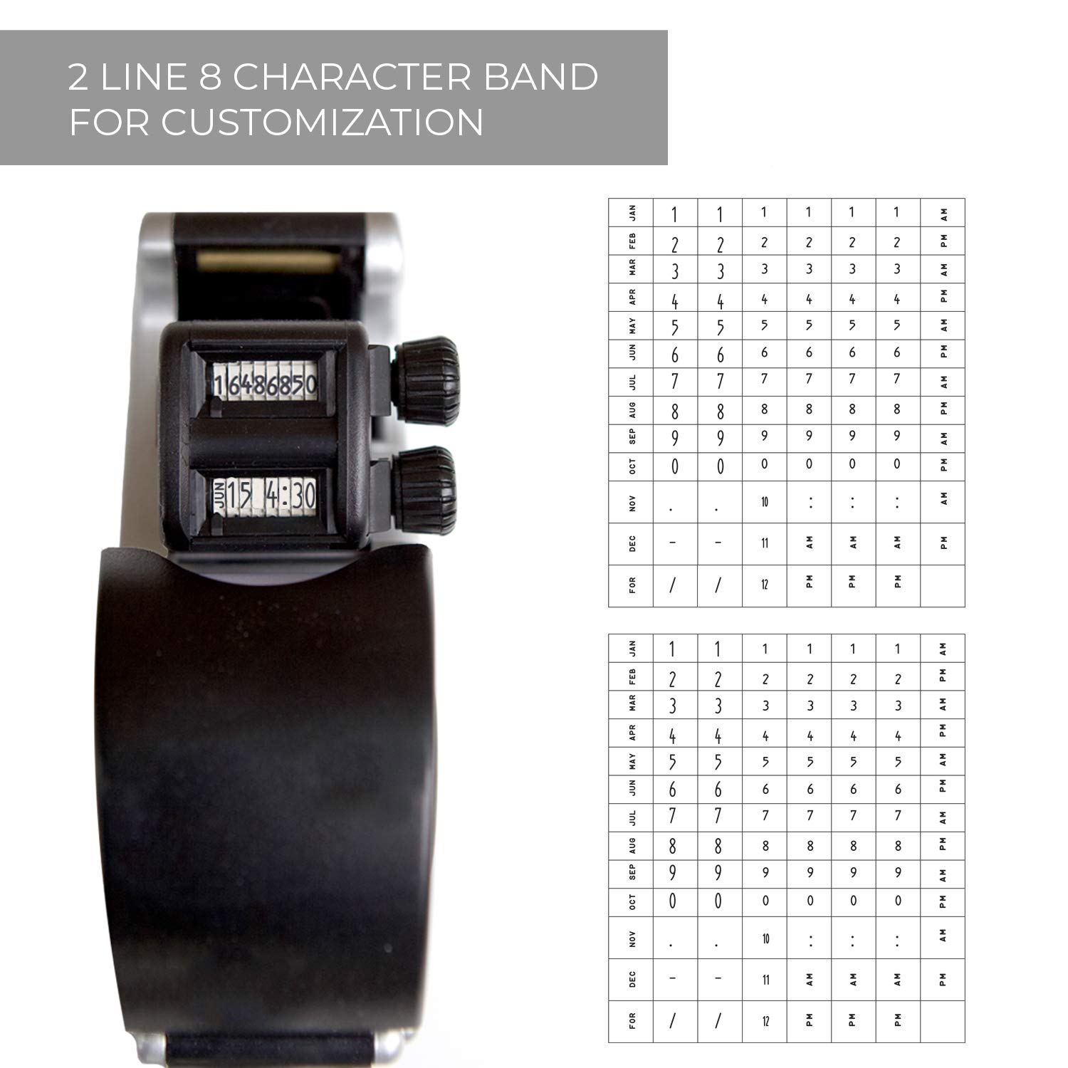 Two-Line Date Label Gun - 8-Digit Stamping, Preloaded With 750 Labels, 5-Year Warranty