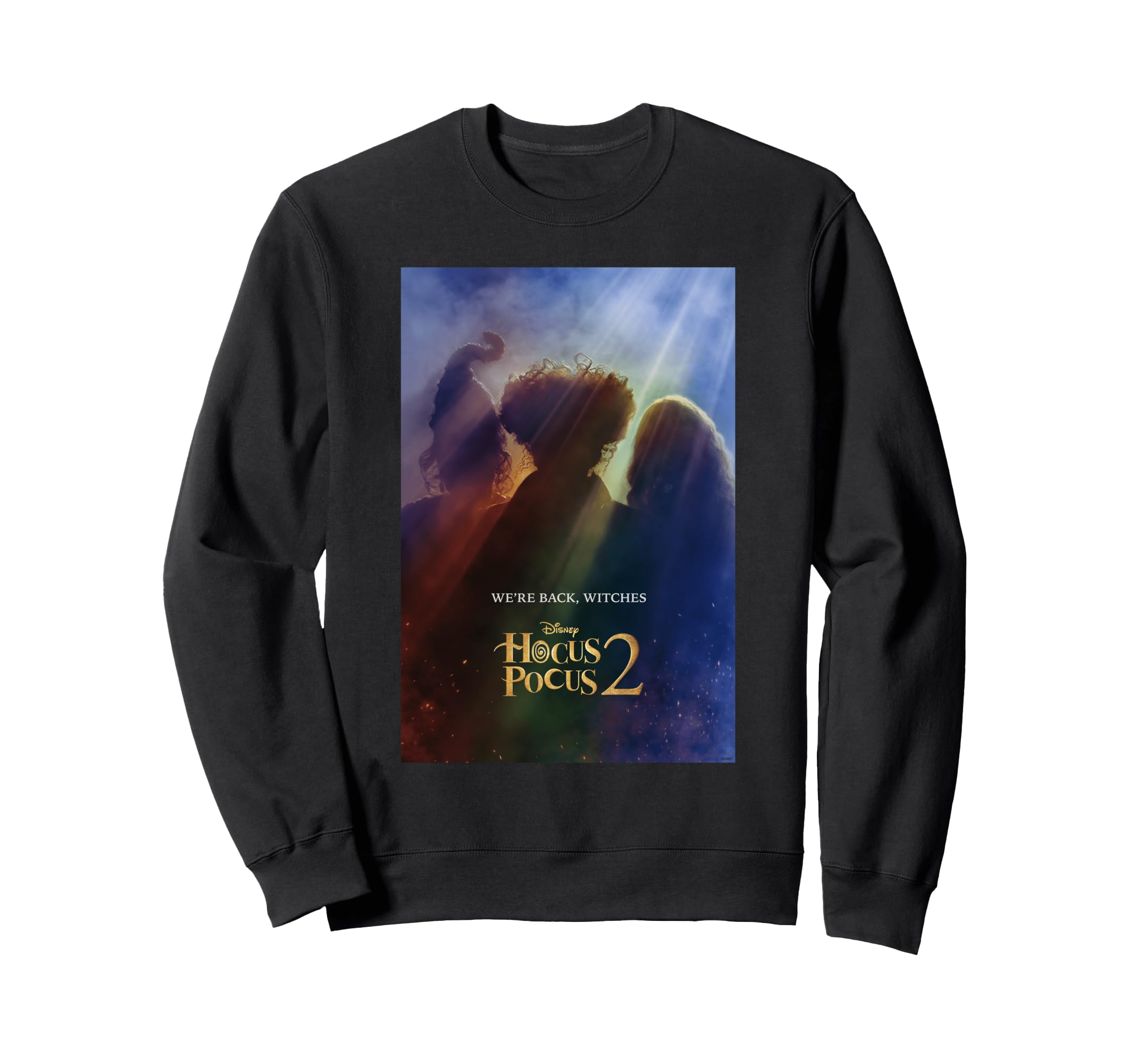 Sweatshirt Disney Hocus Pocus 2 pull imprimé affiche film sorcières - 2