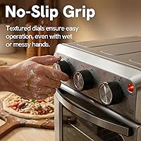 Vista 5 de VAL CUCINA Combo de horno tostador y freidora de aire 6 en 1, compacto horno de convección de encimera pequeño de 12.7 cuartos de galón, se adapta a