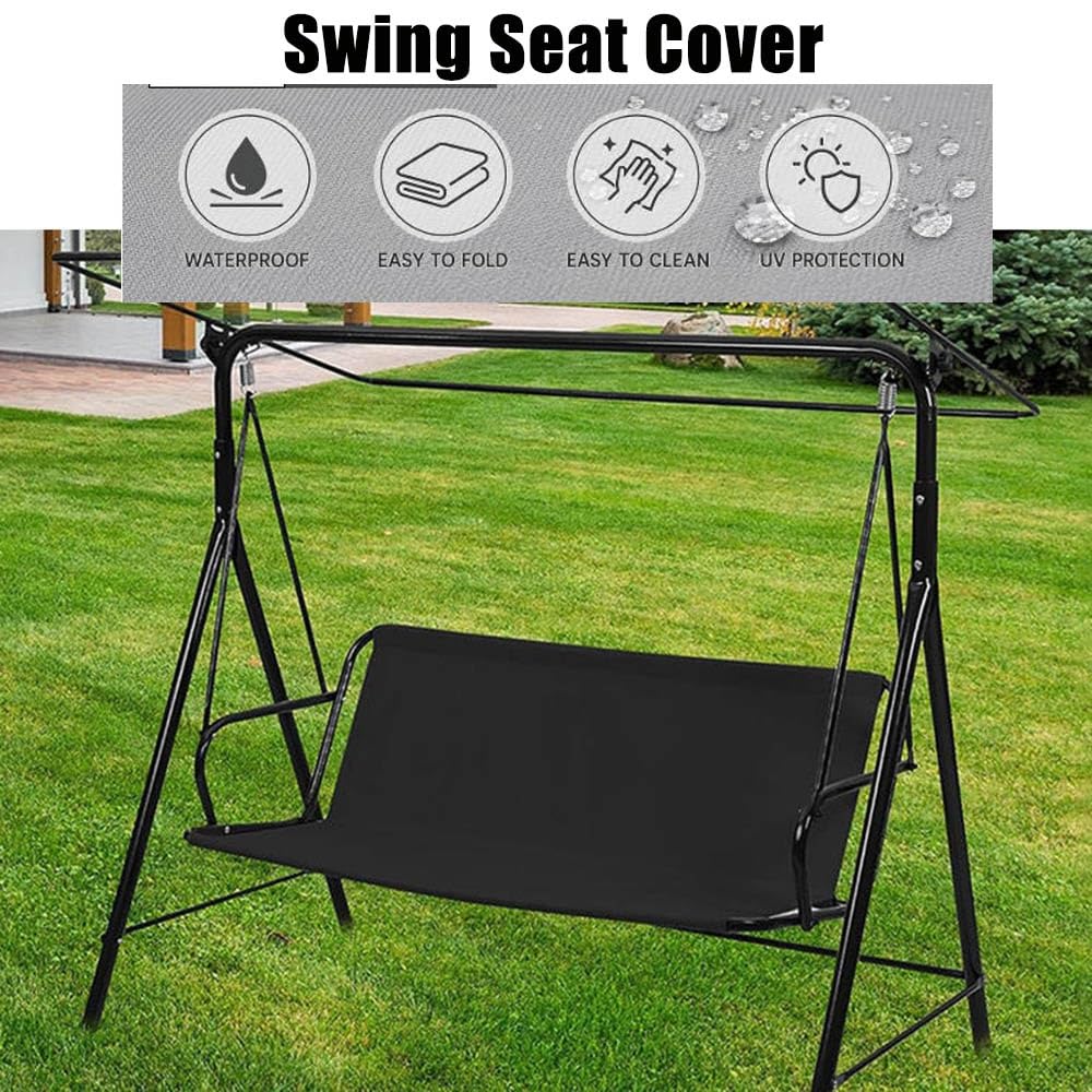 Coprisedile Per Altalena Da Giardino A 2/3 Posti Coprisedile Di Ricambio Per Dondolo Da Giardino Tessuto Oxford 600D Coprisedili Impermeabile Per Dondolo Letto(Red,158x52x52cm-62x21x21in)